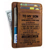 Mom To Son - Life Isn't About Waiting For The Storm To Pass - Card Wallet