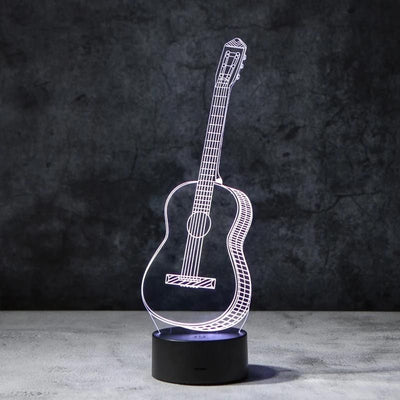 Guitar 3D Illusion Lamp