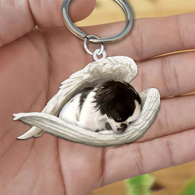 Sleeping Angel Acrylic Keychain Japanese Chin SA159